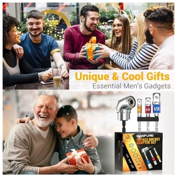 Socket Adapter Set Tools Impact Drill Adapter Extension Open Box - Picture 6 of 9